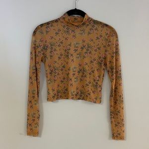 Long Sleeve Mesh Top